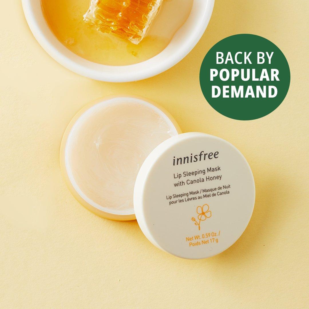 [Innisfree] Lip Sleeping Mask - with Canola Honey 17g