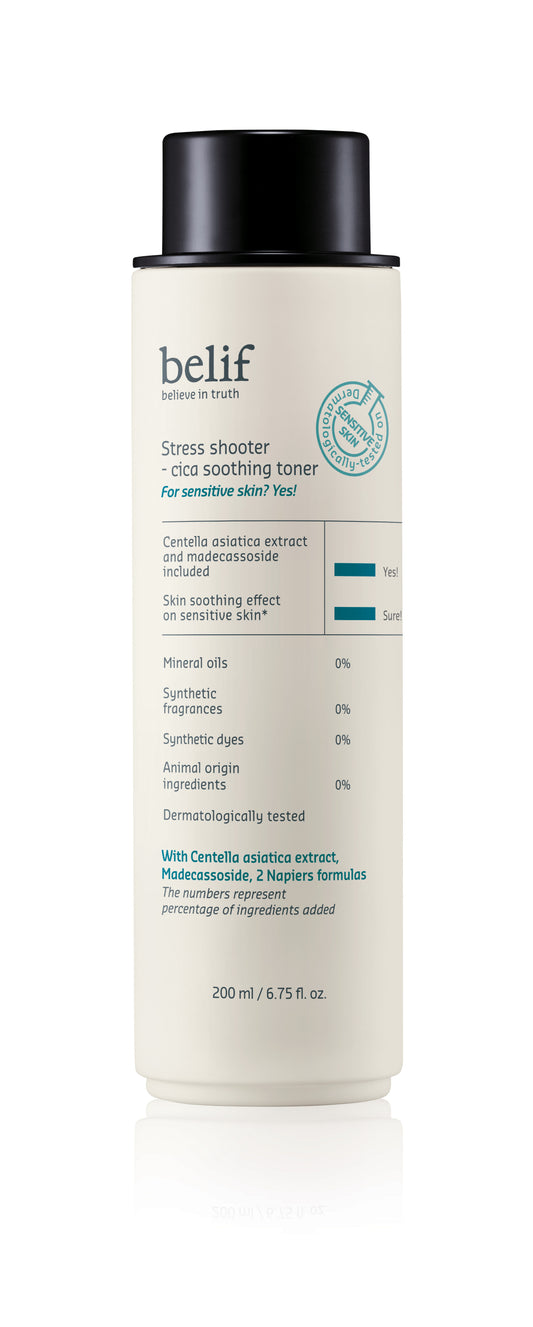 [Belif] Stress shooter - cica soothing toner 200 ml